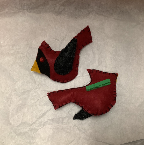 Cardinals Ornaments - pack of 4