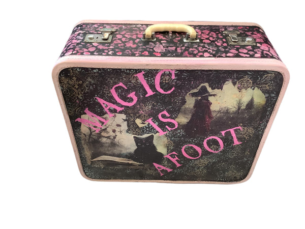 The Witch Suitcase - Painted by Tabitha St Germain