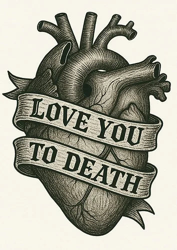 Love You to Death - Made By Marley Decoupage Paper