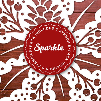 Sparkle Stencil - Made By Marley