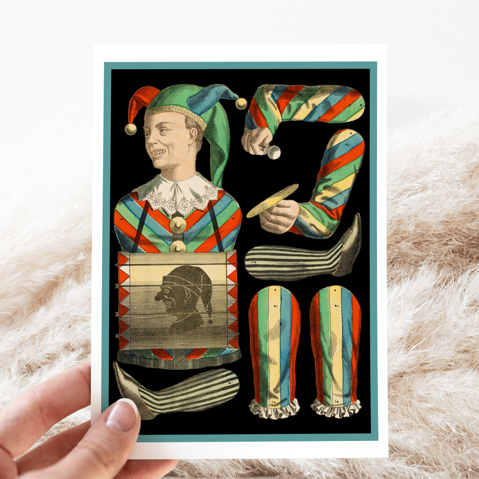 Greeting Card - Vintage Paper - Cheerful Whimsies