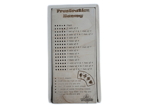 Frustration Rummy Card Game with Storage Box