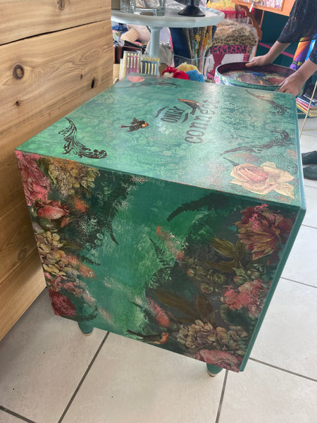 Only Connect Side Table - Painted by Tabitha St Germain