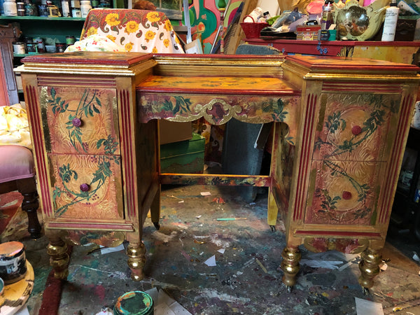 Chinoiserie 289 Vanity - Painted by Tabitha St Germain