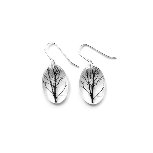 Tree Earrings - Black Drop Designs