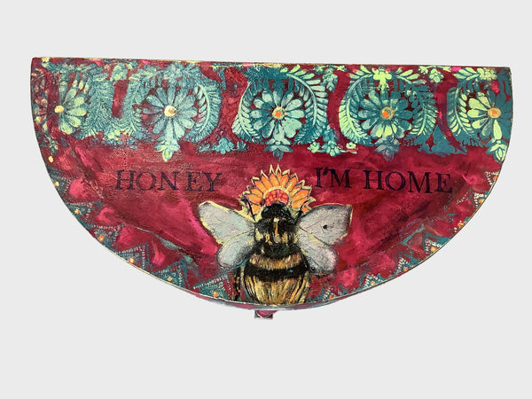 Honey I’m Home Side Table - Painted by Tabitha St Germain