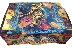 Owl Jewlery Box - Painted by Tabitha St Germain