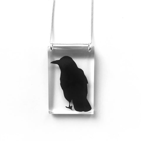 Bird Necklace - Black Drop Designs