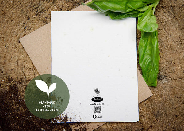 You're Awesome; Plantable Seed Greeting Card: Wildflower Seed