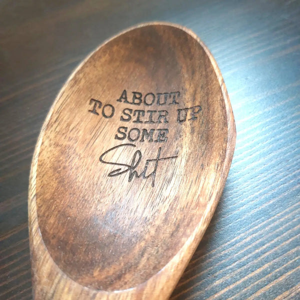 Wood Spoon - Funny Gift for cooks