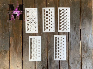 Drawer side patterns - set of 5 - Muddaritaville Studio