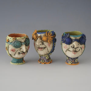 Pottery Face Drinking Buddies with Andrea Revoy- Handbuilt Project - October 5th & 12th