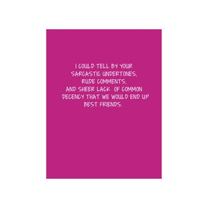 Best Friends Greeting Card