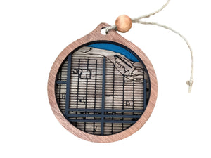 Little Round Maps - Laser Cut Wood Maps