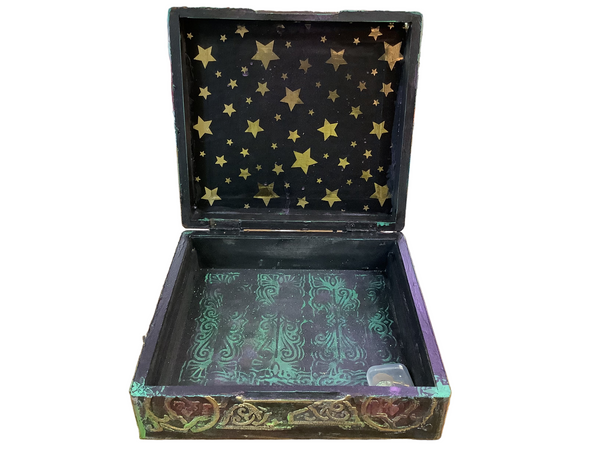 Crow Jewlery Box - Painted by Tabitha St Germain
