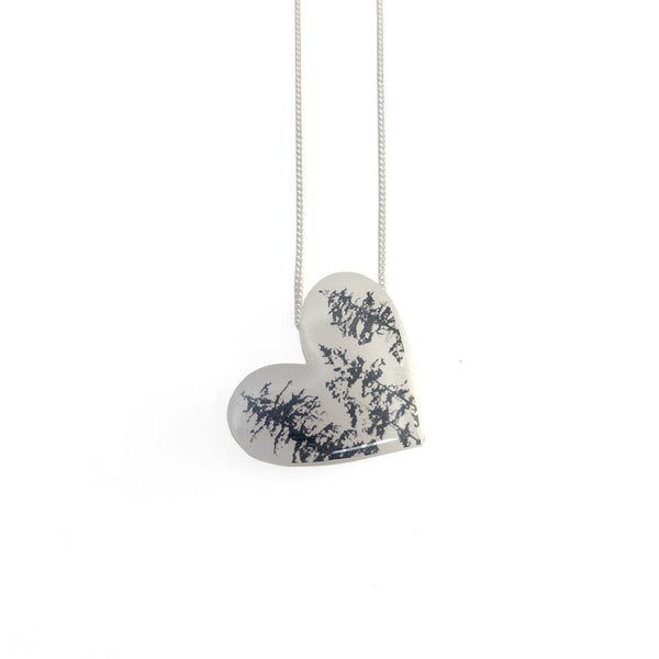 Heart Necklace - Black Drop Designs