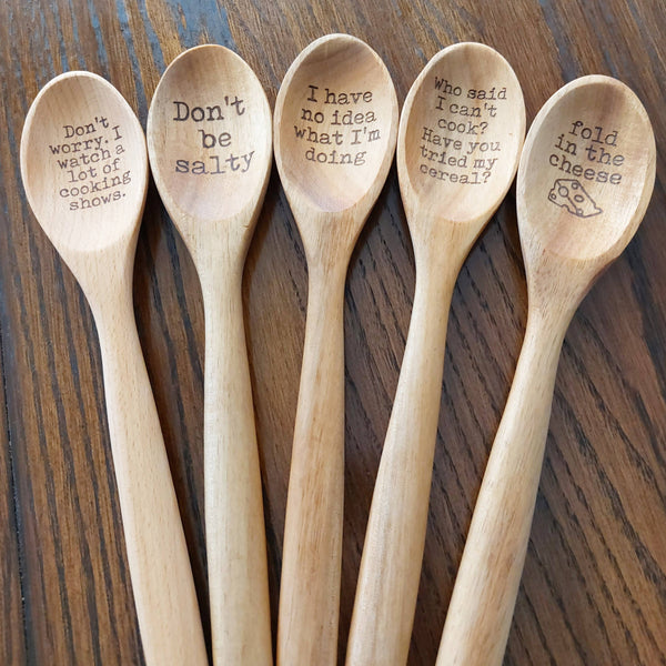 Wood Spoon - Funny Gift for cooks