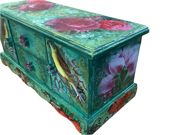 Love Birds Jewelry Box- Painted by Tabitha St Germain