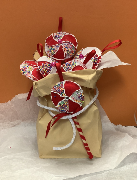 Bag of Suckers Ornaments - Pack of 6