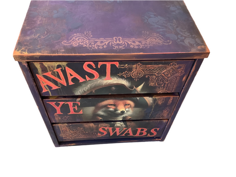 Fox Side Table - Painted by Tabitha St Germain