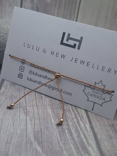 F*ck Cancer Morse Code - Seed Bead Bracelet