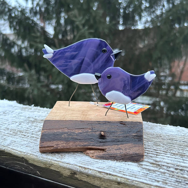 Double Bird on Wood