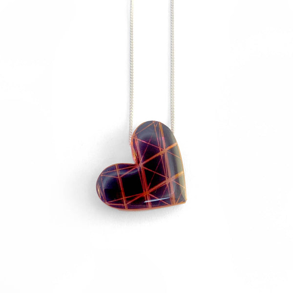 Heart Necklace - Black Drop Designs