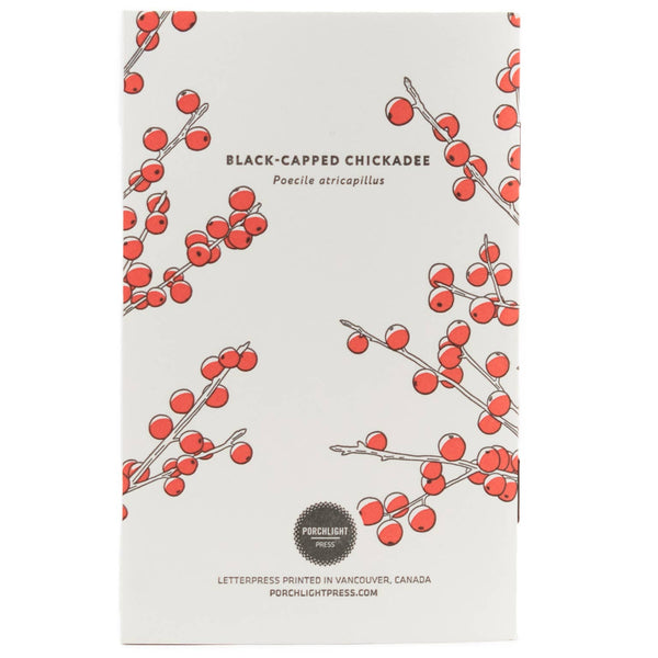 Black-Capped Chickadee Pocket Notebook - West Coast Birds: Plain Pages