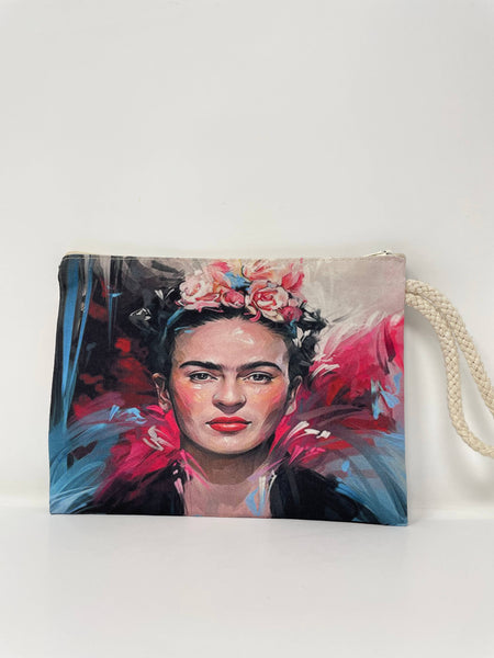 Frida Kahlo Zipper Bag