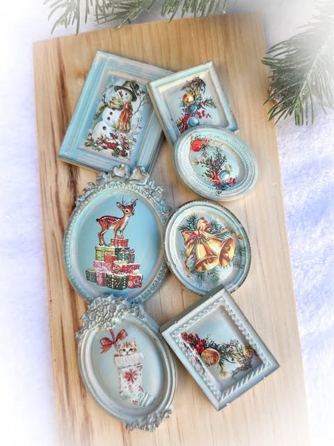 Deck the Halls DIY - Decoupage Ornament Workshop by dovetaildesignsbykarly