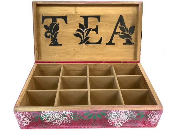Tea Box - Painted by Tabitha St Germain