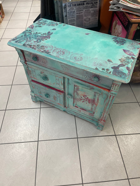 Rabbit Side Table - Painted by Tabitha St Germain