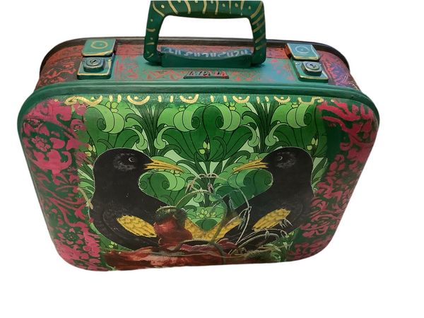 Love Birds Suitcase - Painted by Tabitha St Germain