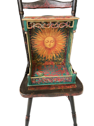 Sun Meditaiton Alter - Painted by Tabitha St Germain