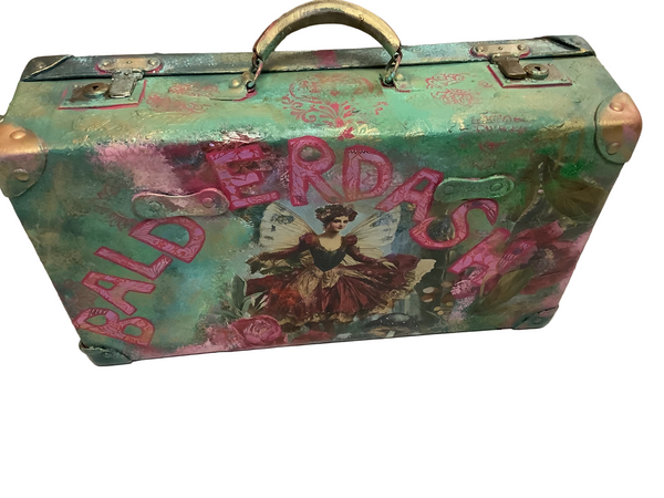 Bladerdash Suitcase - Painted by Tabitha St Germain