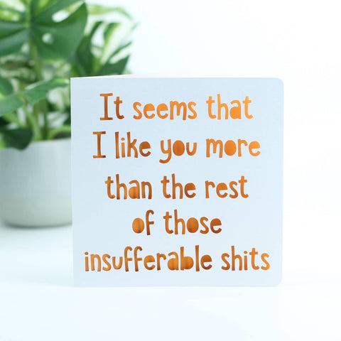 It seems that I like you more than the rest...: Orange