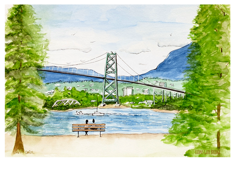 Lionsgate Bridge 8x10 Print