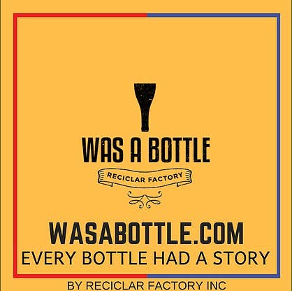 Amber Tumblers made from Large Beer Bottles