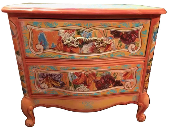 Orange Small Dresser - Painted by Tabitha St Germain