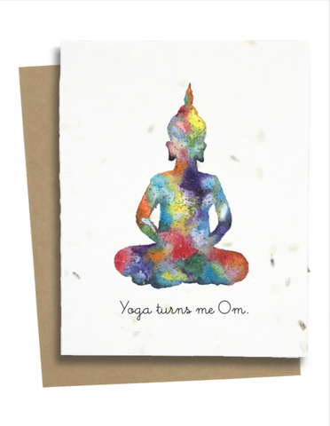 Funny Yoga Card: Wildflower