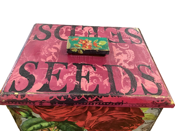 Seeds Box - Painted by Tabitha St Germain