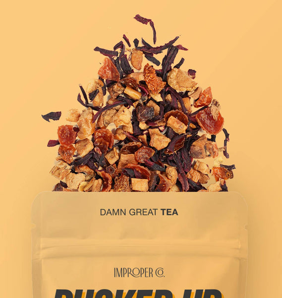 Pucker Up, Buttercup! Fruit tea, 20 Servings, Tea Blend