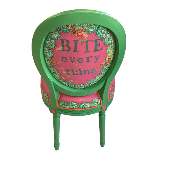 Parrot Chair - Painted by Tabitha St Germain