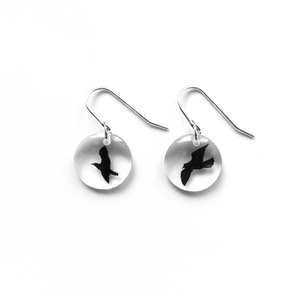 Bird Earrings - Black Drop Designs