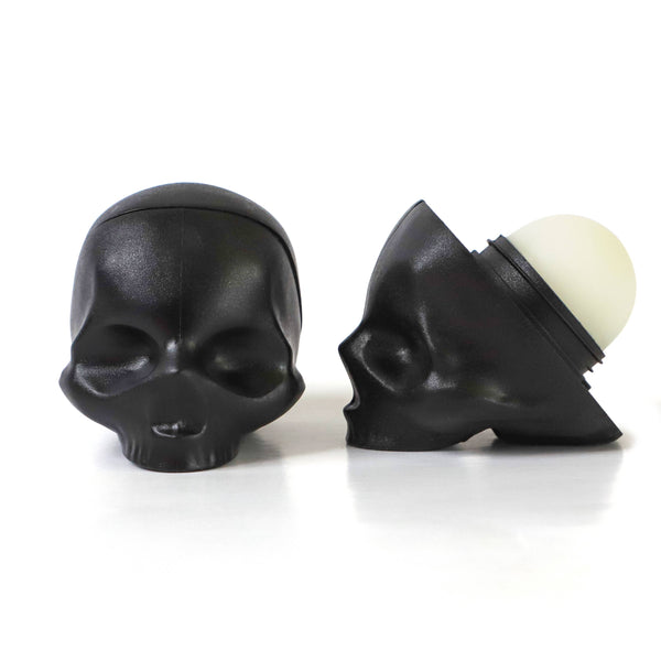 Skull Lip Balm 100% Natural: Black - Mint