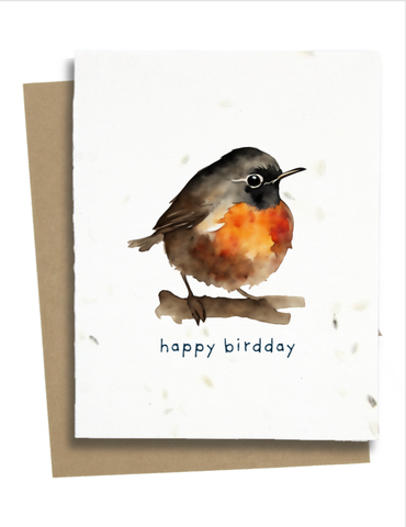 Bird Pun Card: Lettuce
