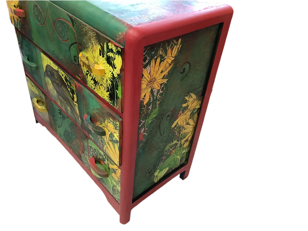 The Crow Dresser - Painted by Tabitha St Germain