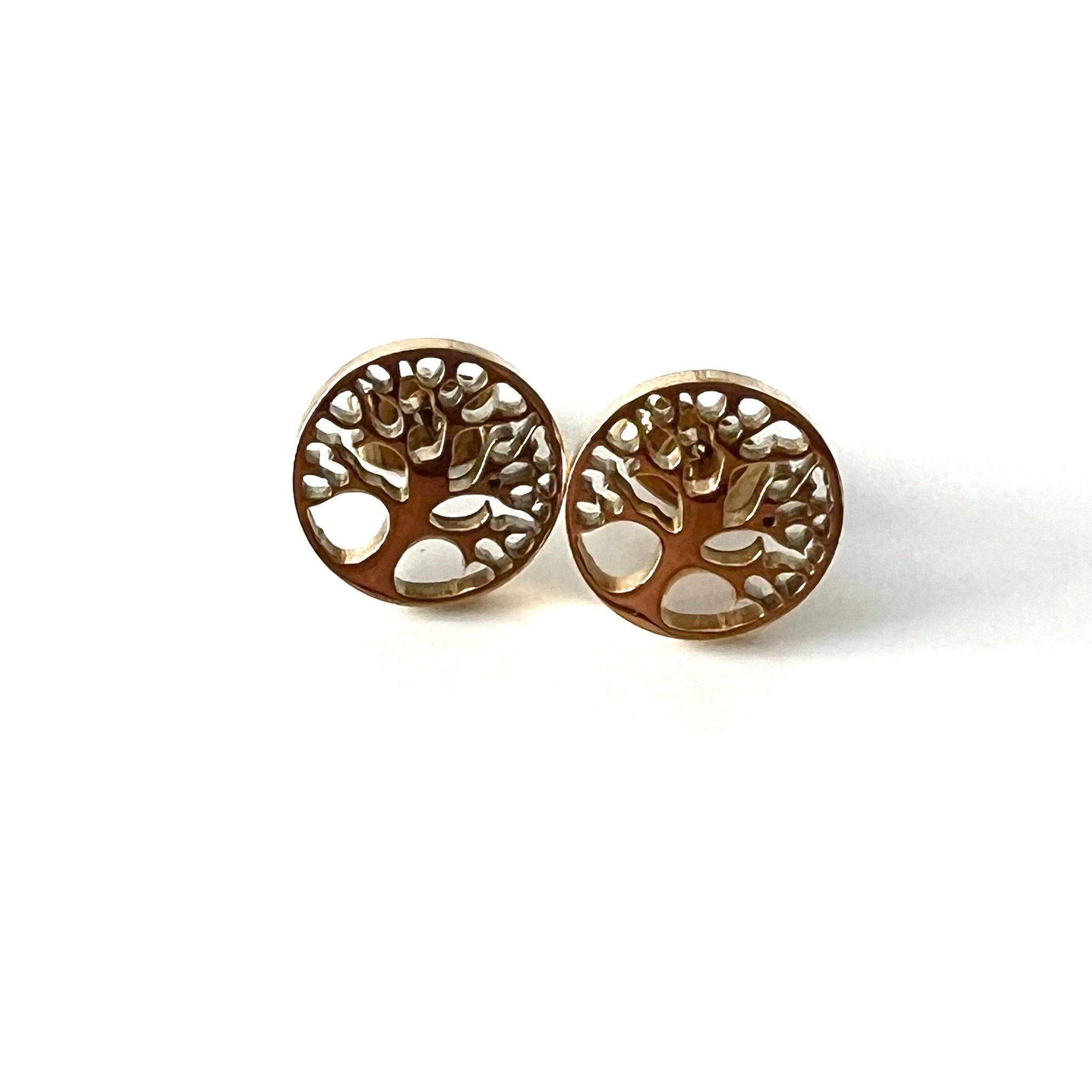 Tree of Life Earrings: Silver