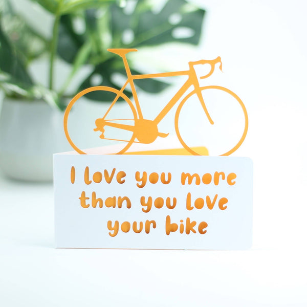 I love you more than you love your bike: Blue