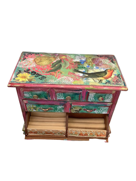 More is More Jewelry Box - painted by Tabitha St Germain